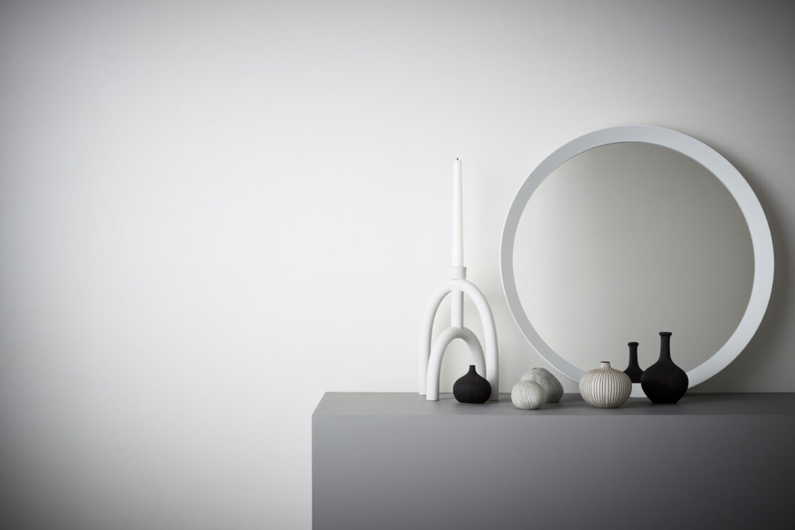 Keramik och spegel på länk, grå toner Forbo Flooring Våtrumskollektion - Nordic Spirit