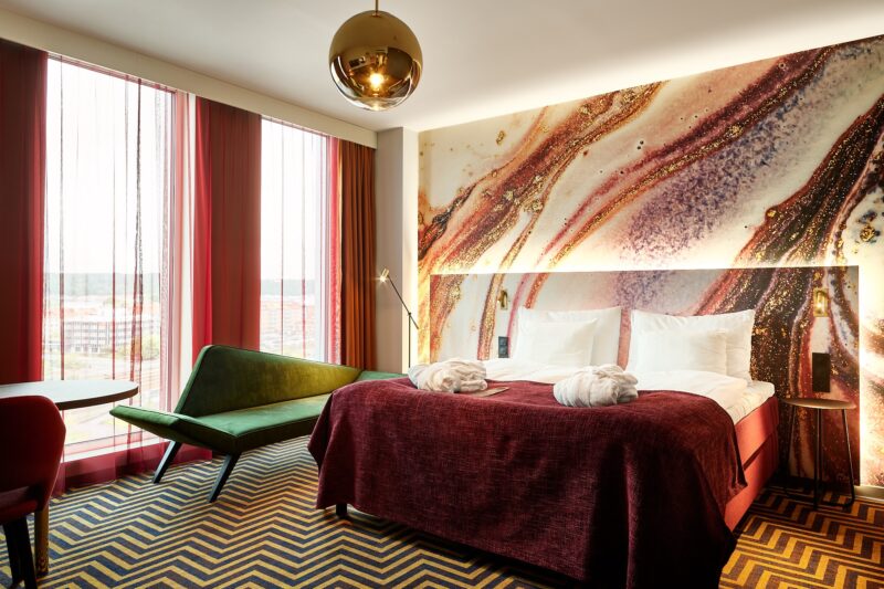 Hotellfotograf på Profil Hotel Halmstad Plaza. Hotellrum