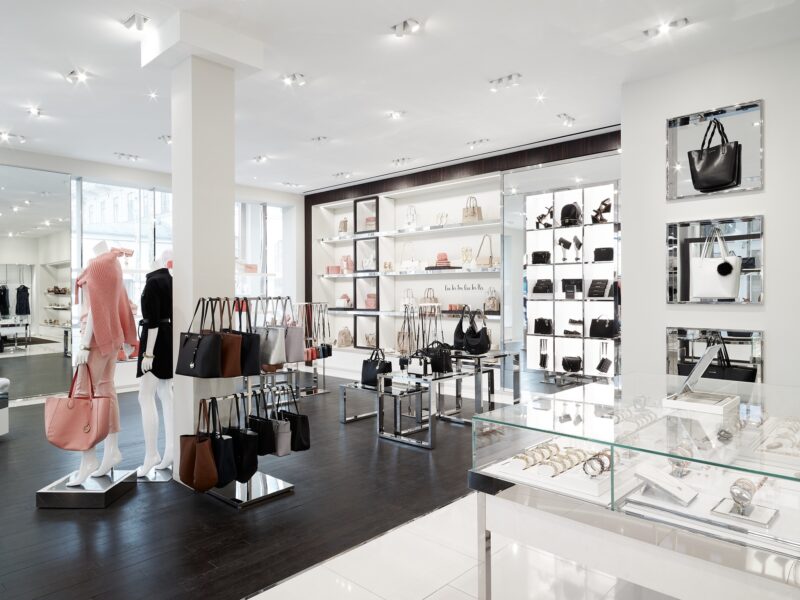 Butiksfotografering av Michael Kors butik på Södra Hamngatan i Göteborg.