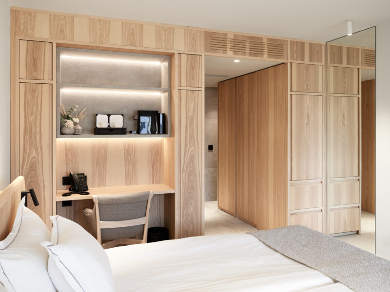 Hotellfotograf, Gothia Towers Wingårdhs Arkitekter Ljust trä sobra färger
