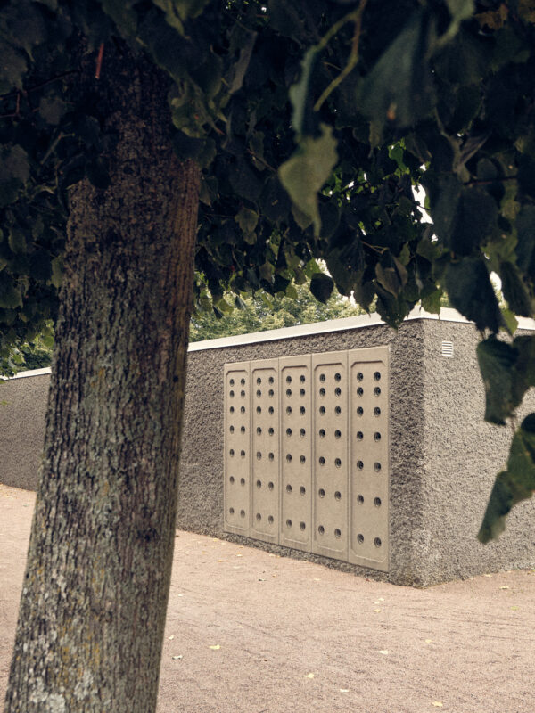 Krematorium Östra kyrkogården Malmö. Arkitekt Sigurd Lewerentz.